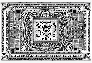 scrabble tile tattoo idea