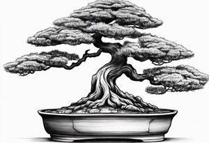 bonsai tree tattoo idea