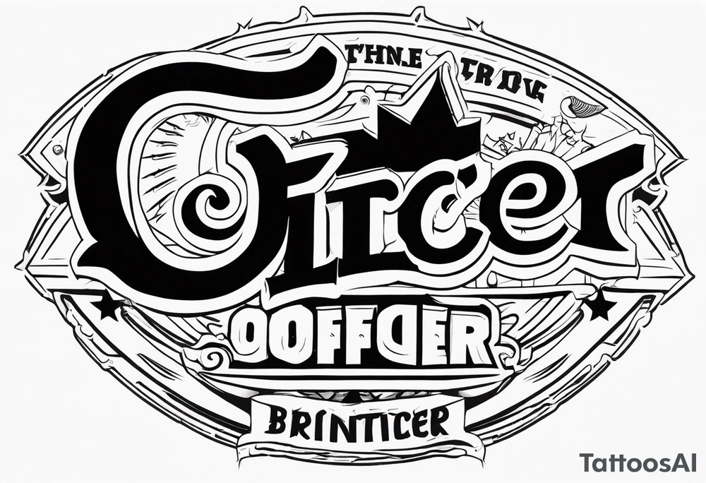 Officer BigDick tattoo idea