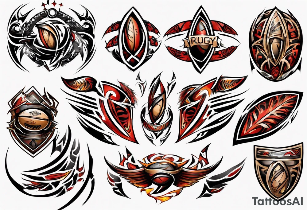 rugby tattoo idea