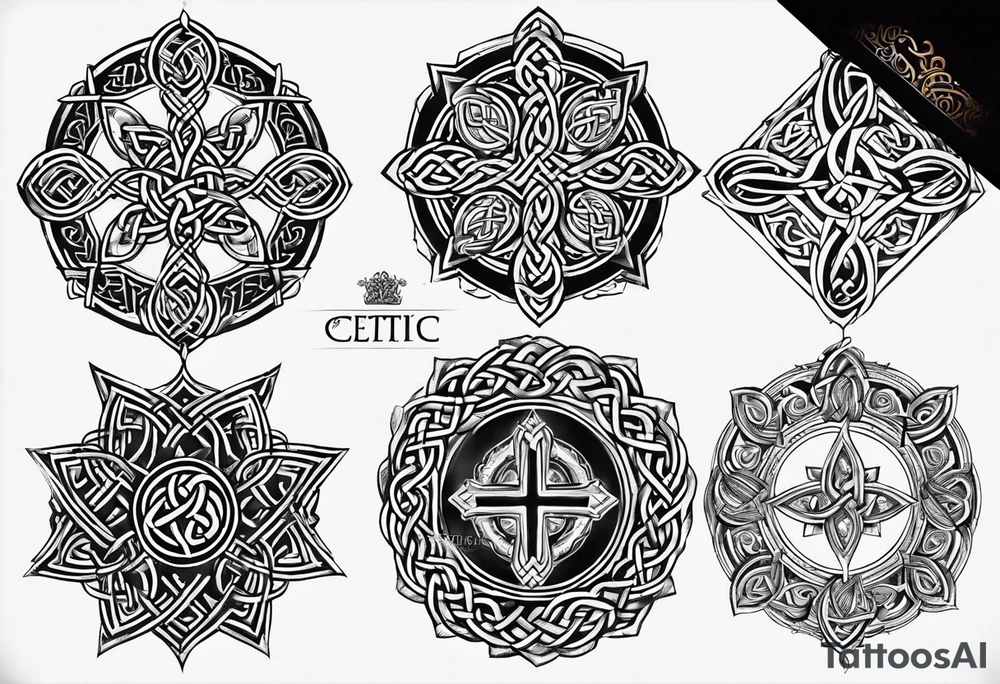 Strength change loyalty Celtic tattoo idea