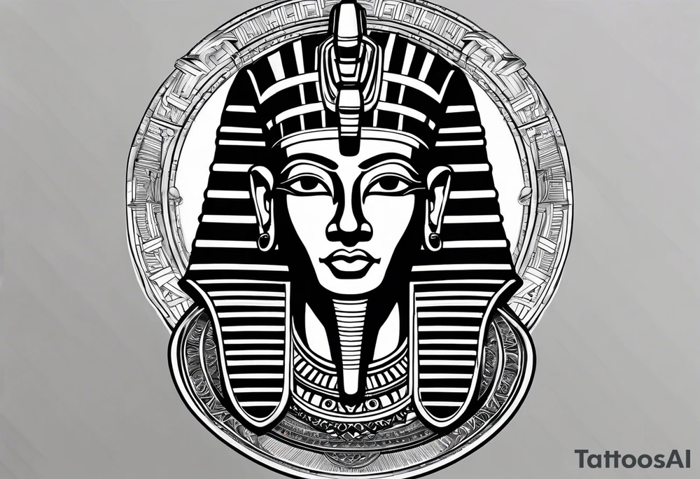 Pharaoh tattoo idea