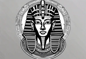 Pharaoh tattoo idea