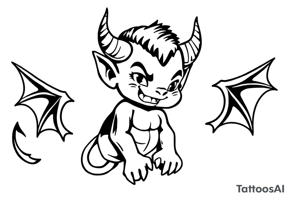 Devil tattoo idea