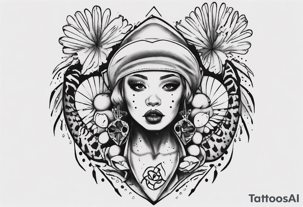 cibo matto pom pom album cover tattoo idea