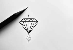 Small diamond tattoo idea