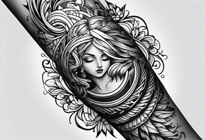 Wind  forearm tattoo idea