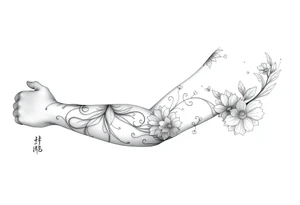 Filipino themed with babayin that represents resilience and courage tattoo idea