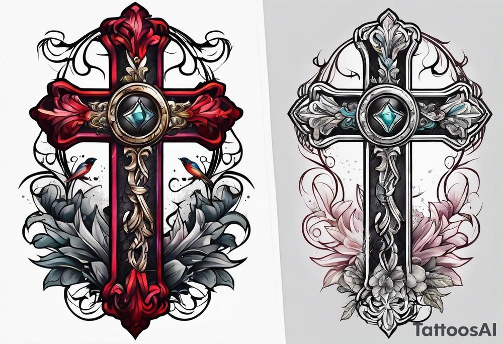 Cross tattoo idea