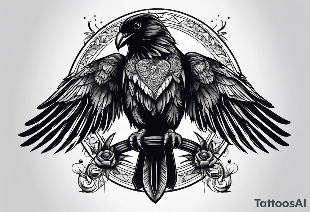 Huginn and muninn tattoo idea