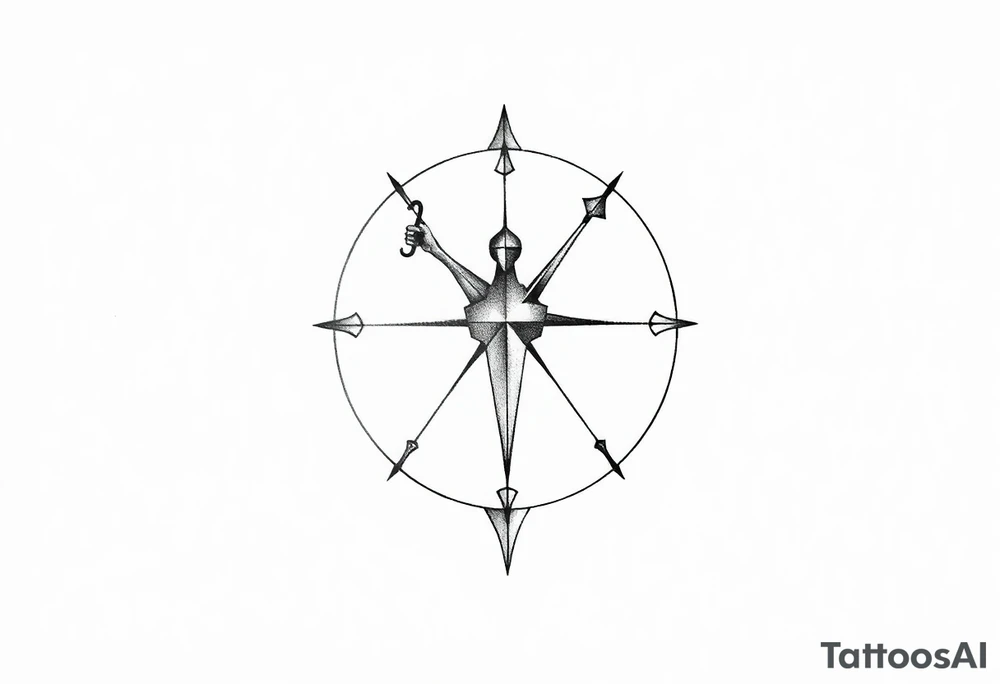 I want a small tattoo with a Sagittarius star sign tattoo idea