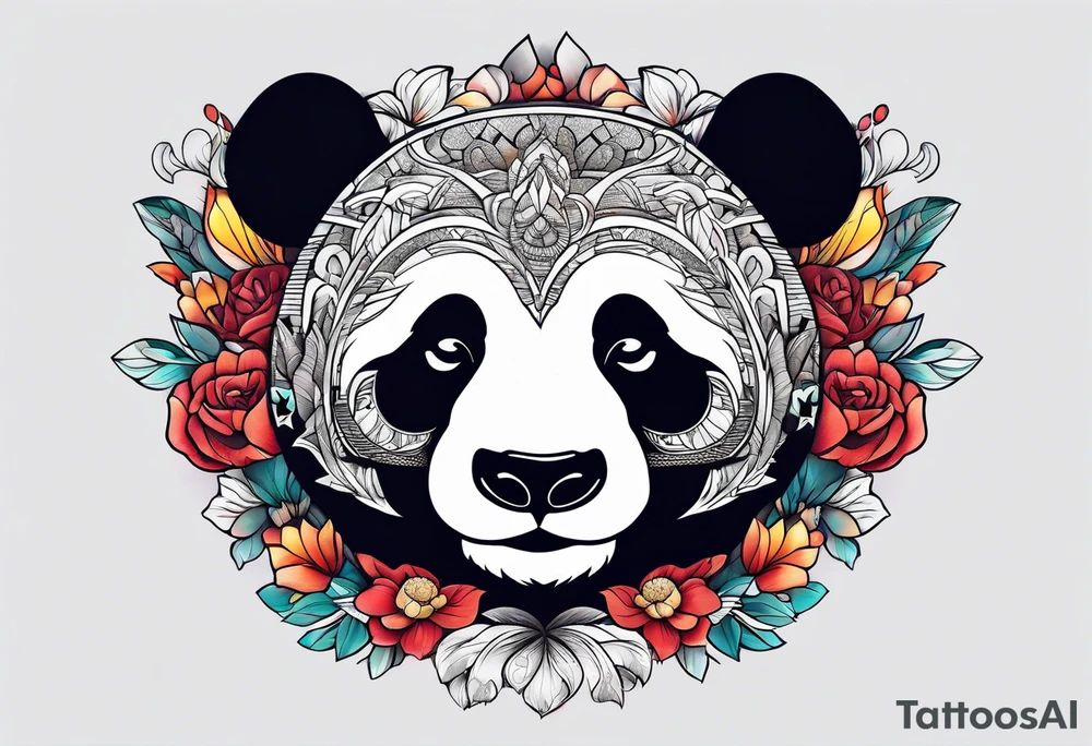 panda tattoo idea
