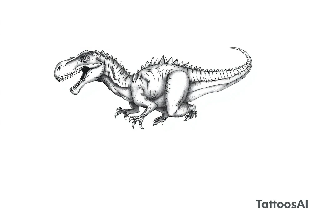 dinosaur tattoo idea