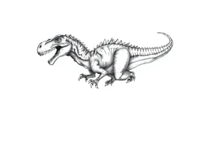 dinosaur tattoo idea