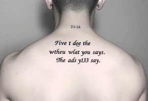 psalm 23:4 forearm tattoo and state what it says small size tattoo idea