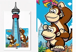 CN Tower; Donkey Kong tattoo idea