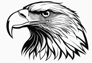eagle figthing tattoo idea