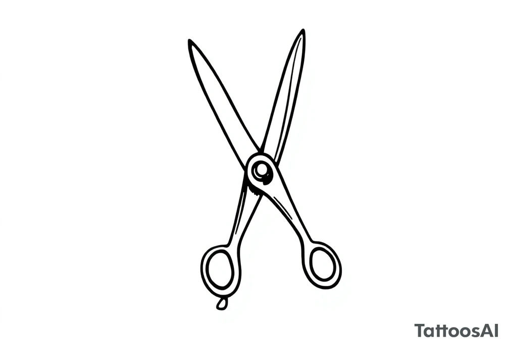 Scissors tattoo idea
