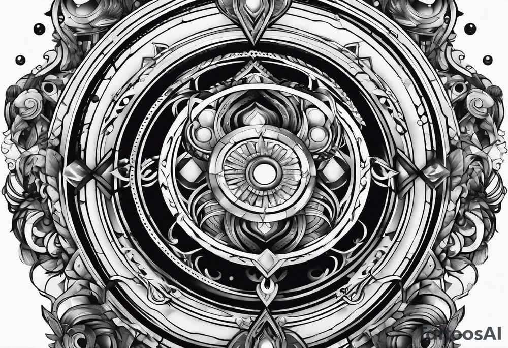 Circles tattoo idea