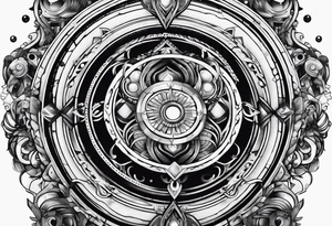 Circles tattoo idea