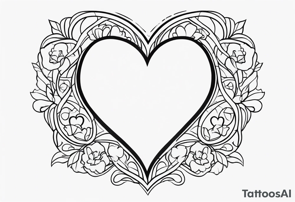 TIFFANY WITH LOVE HEART tattoo idea