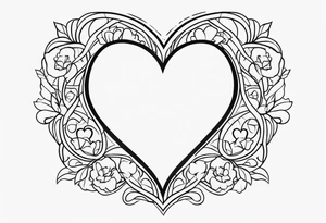 TIFFANY WITH LOVE HEART tattoo idea