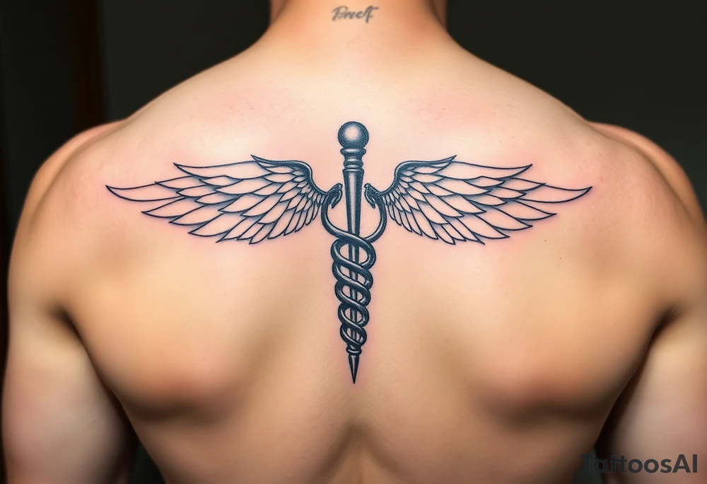 caduceus tattoo idea