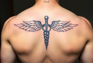 caduceus tattoo idea