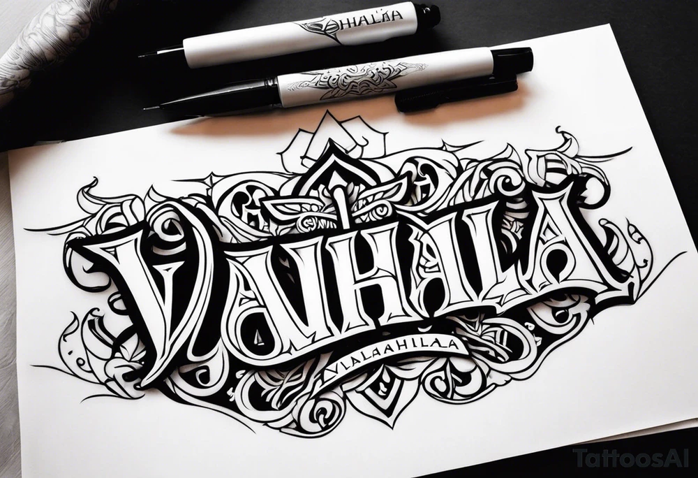 Valhalla tattoo idea