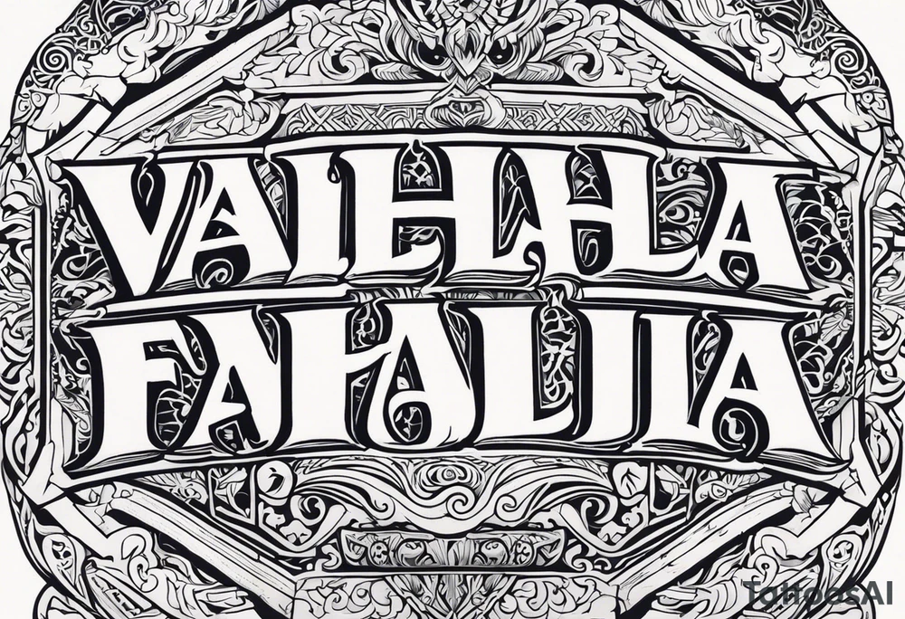 Valhalla fenfir tattoo idea