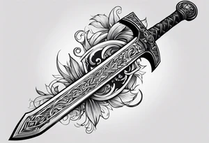 Sword tattoo idea