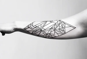 thin tattoo that wraps around arm and forearm tattoo idea