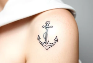 Nautical with anchor tattoo idea
