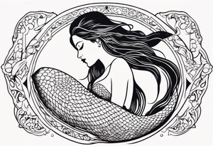 Mermaid tattoo idea