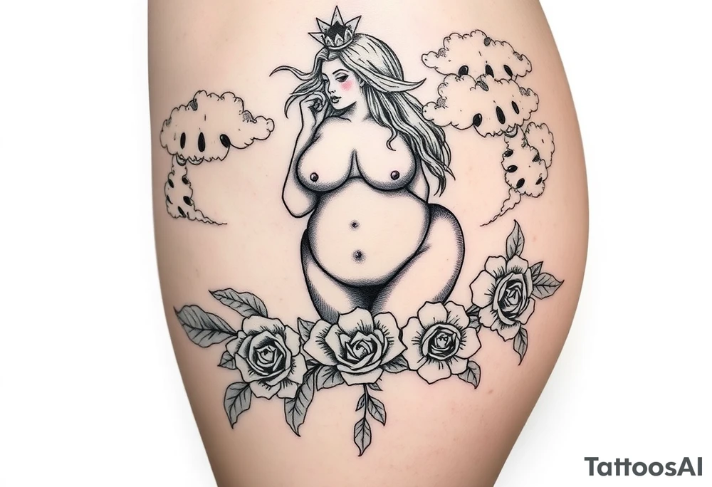 Sexy naked fat chic
seven deadly sins pride wrath gluttony envy lust sloth greed
with clouds and floral tattoo idea
