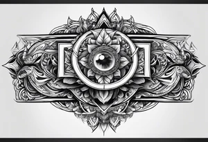 Full Back tattoo covering the whole back oblong tattoo idea