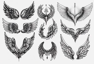 wings tattoo idea