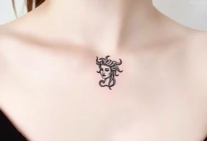 Small Medusa tattoo idea