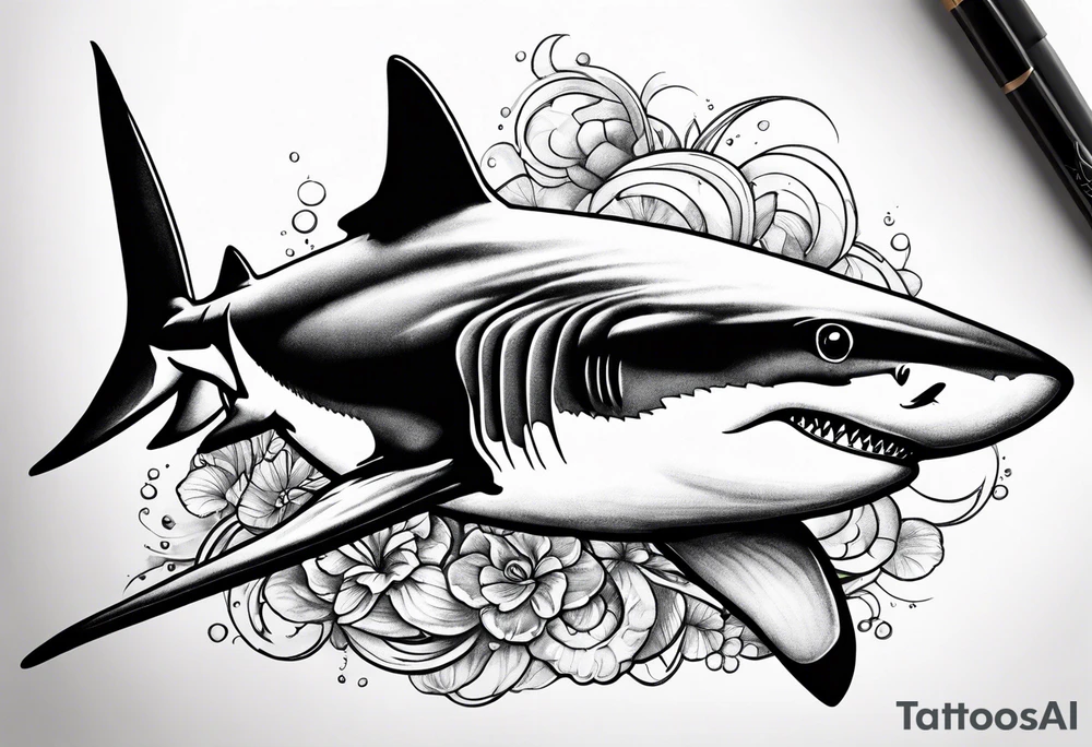 Shark tattoo idea