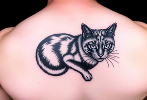 Black Cat tattoo idea