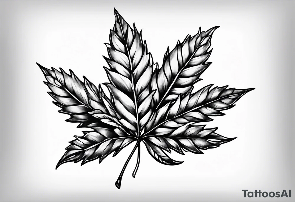 Rowan leaf tattoo idea