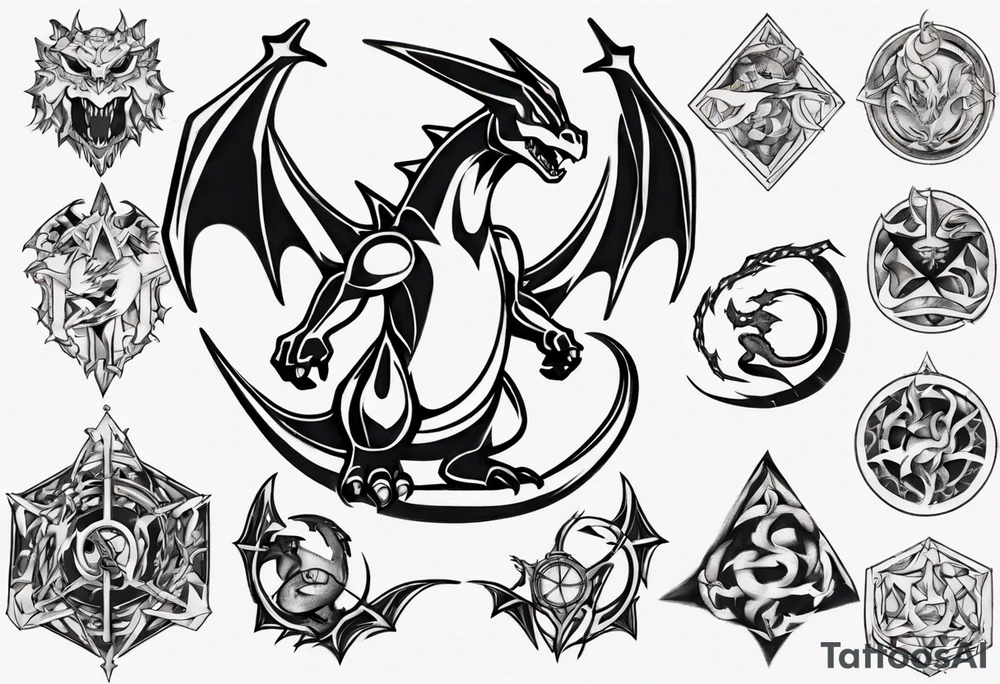 Charizard tattoo idea