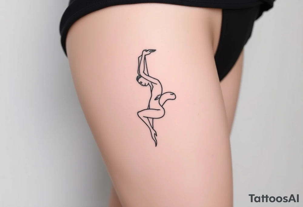 Contortionist tattoo idea