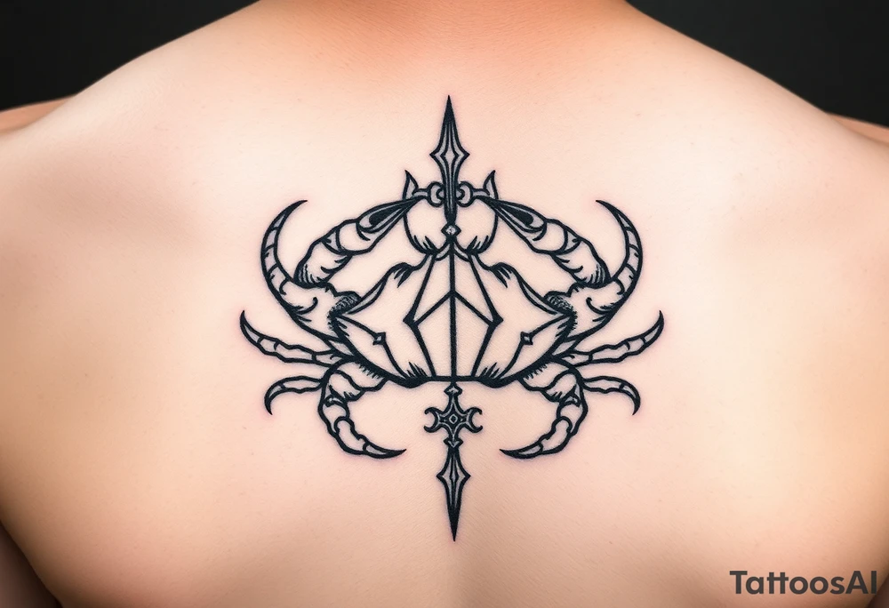 “family first”, mortality, mental health healing, cancer astrological sign tattoo idea