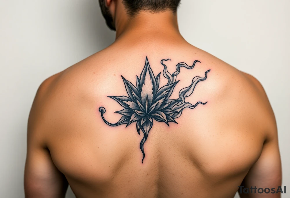 Dope in smoke tattoo idea