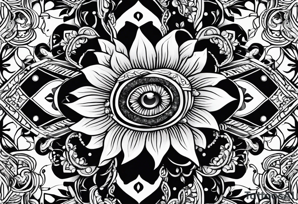 Rupestre art tattoo idea