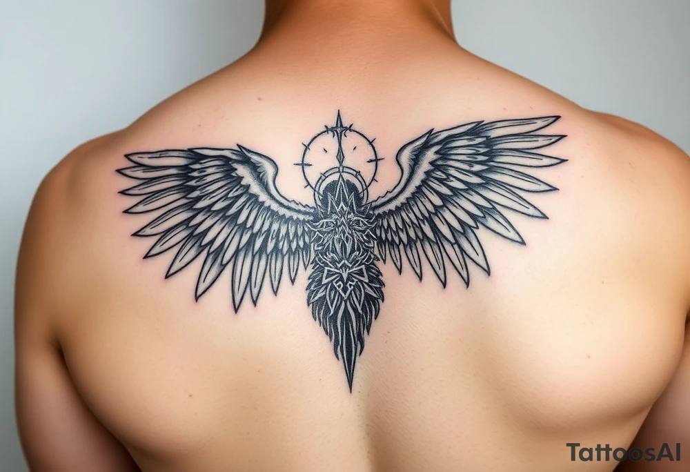 Angel alas tattoo idea