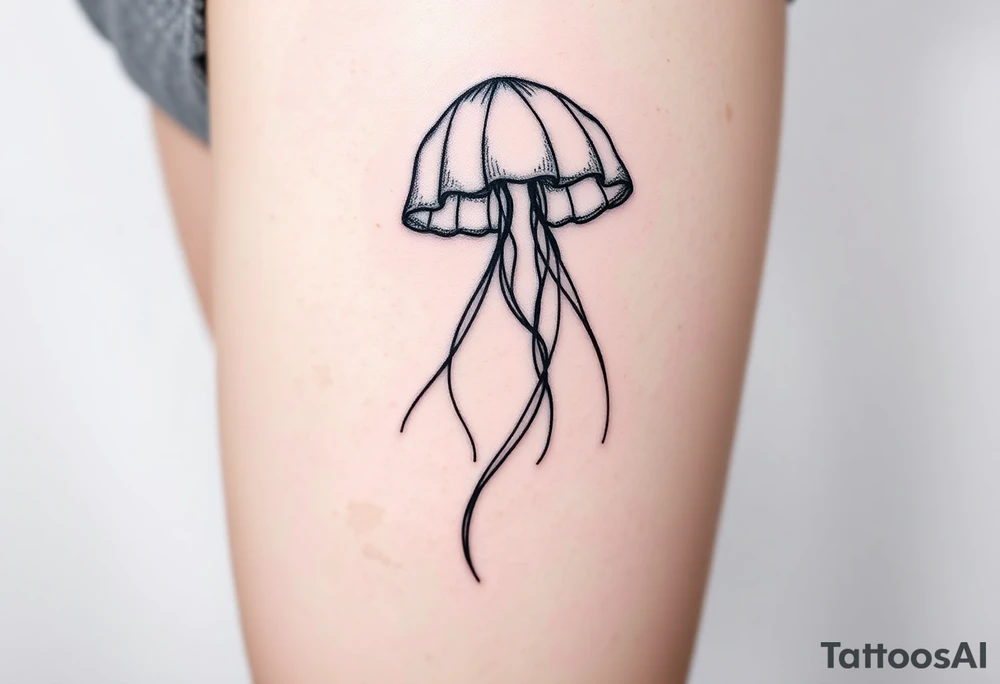 A big jellyfish tattoo tattoo idea