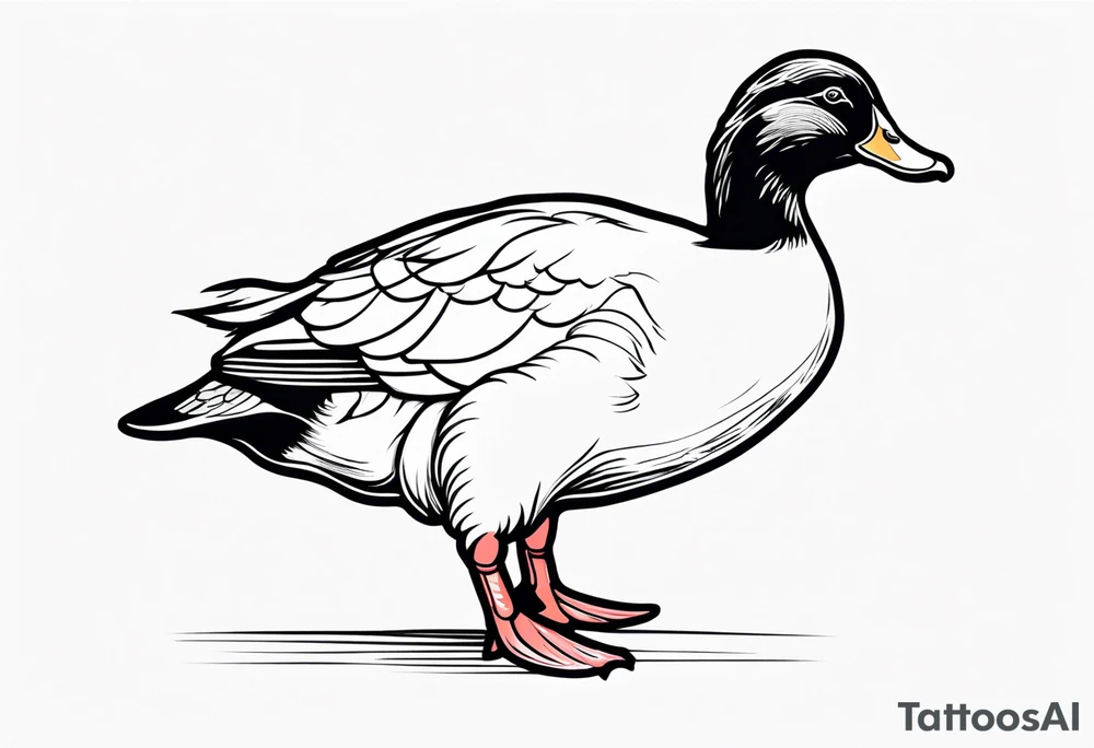 Muscovy Duck tattoo idea