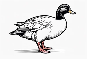 Muscovy Duck tattoo idea